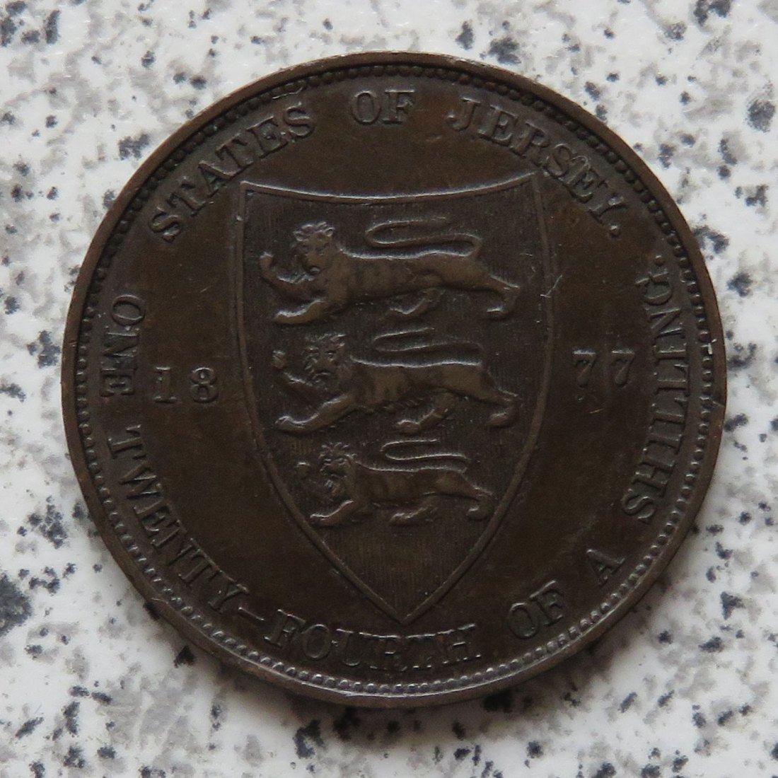  Jersey 1/24 Shilling 1877 H   