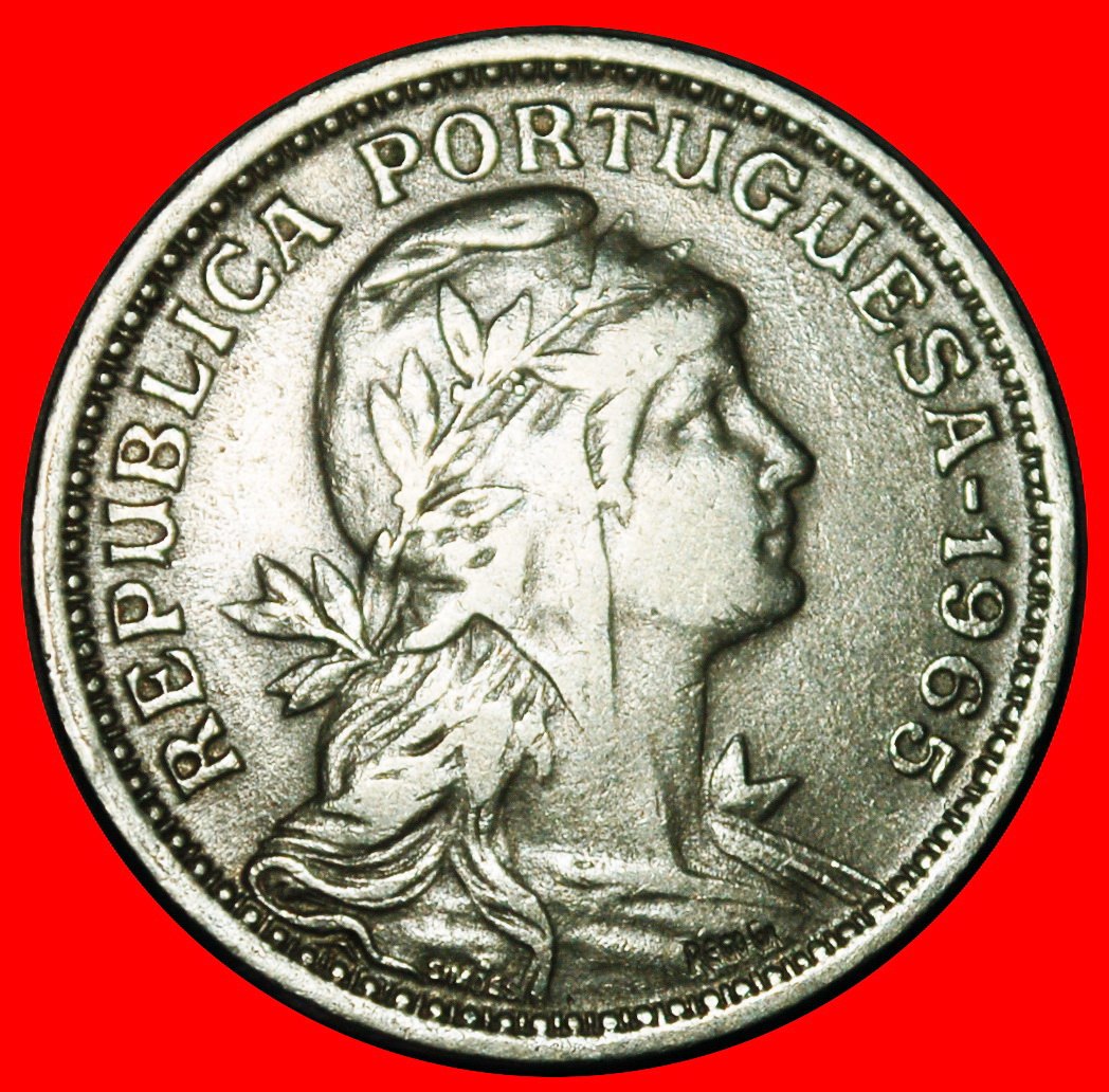  Ⰺ LIBERTY (1927-1968): PORTUGAL ★ 50 CENTAVOS 1965! ★LOW START ★ NO RESERVE!   