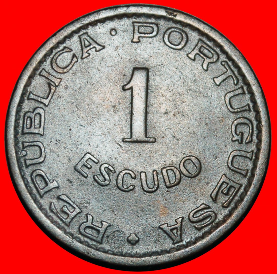  Ⰺ ELEPHANT (1953-1974) PORTUGAL: ANGOLA ★ 1 ESCUDO 1953!★LOW START ★ NO RESERVE!   