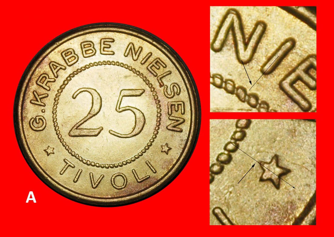  Ⰺ TIVOLI: DENMARK ★ 25 ORE 1950–1970! G. KRABBE NIELSEN★LOW START ★ NO RESERVE!   