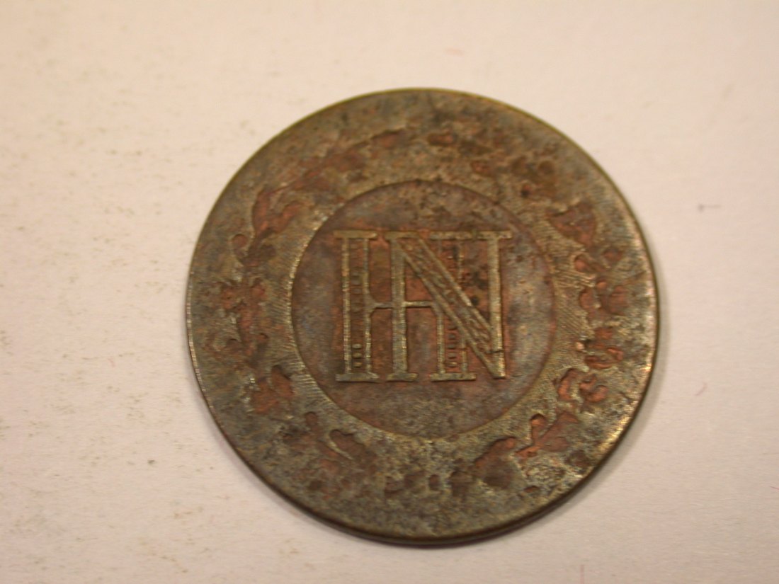  K01 Westfalen 1 Cent 1809 in s-ss   Originalbilder   