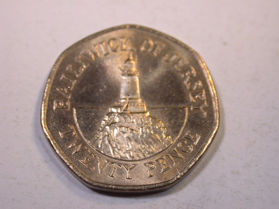  K01 Jersey 20 Pence 1983 in unc    Originalbilder   