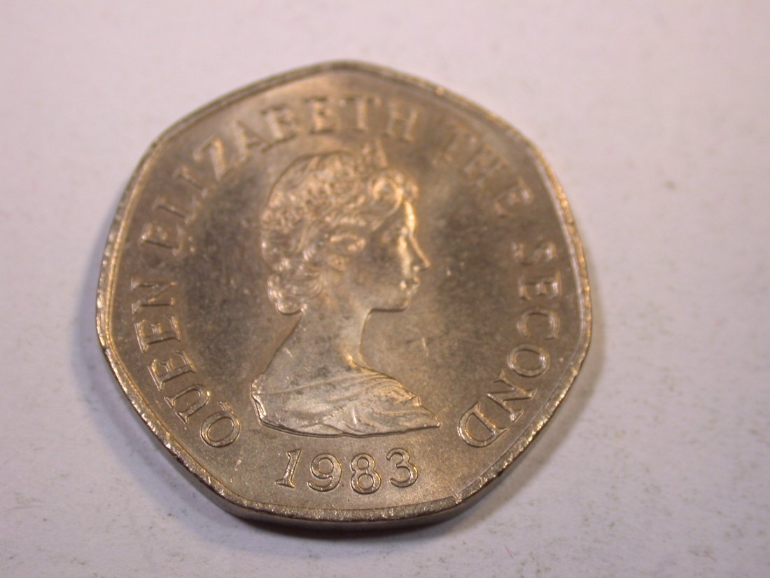 K01 Jersey 20 Pence 1983 in unc    Originalbilder   