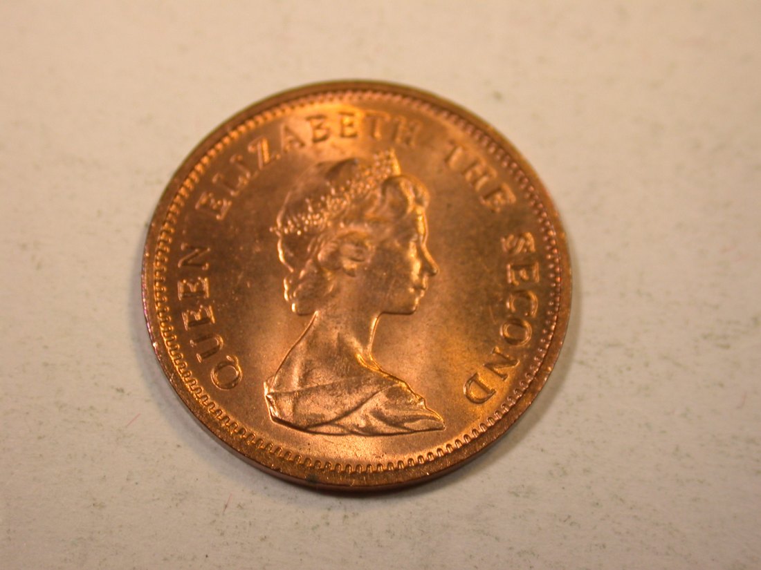  K01 Jersey  1/2 Penny 1981 in unc     Originalbilder   