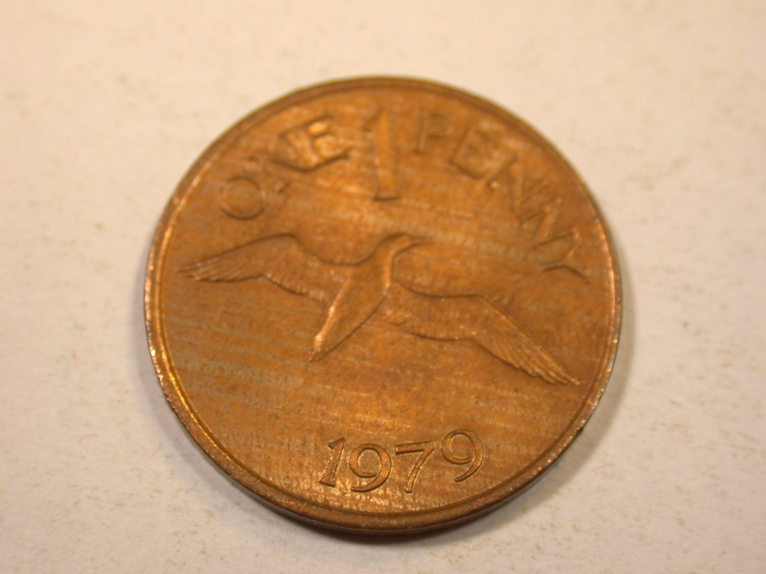  K01 Guernsey  1 Penny 1979 in unc      Originalbilder   