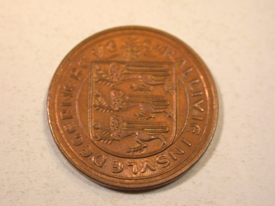  K01 Guernsey  1 Penny 1971 in unc     Originalbilder   