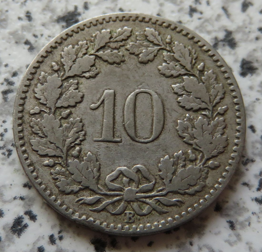  Schweiz 10 Rappen 1879   