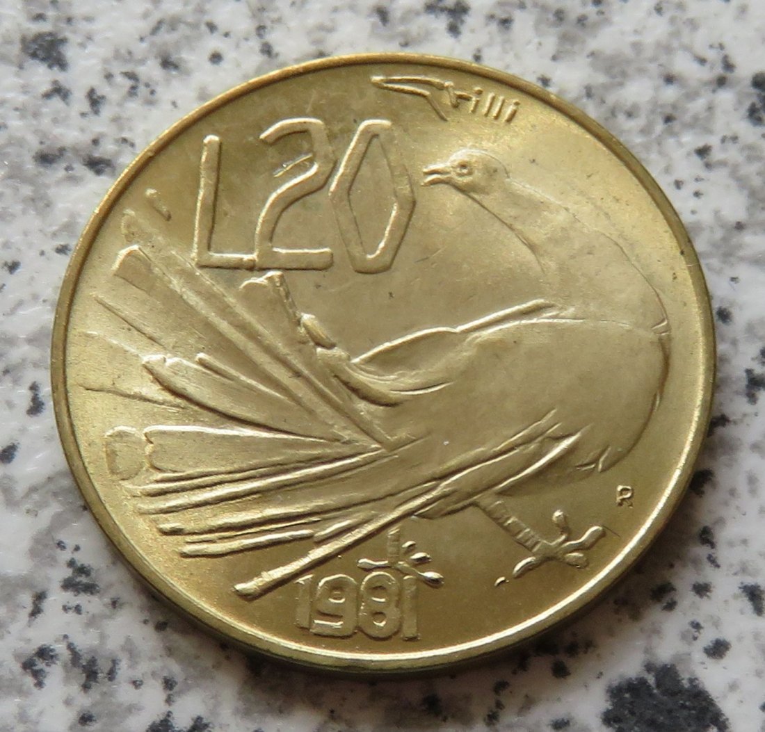  San Marino 20 Lire 1981   