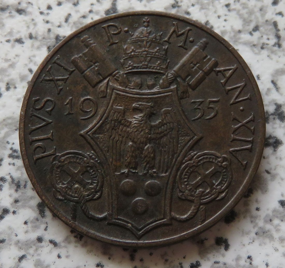  Vatikan 10 Centesimi 1935   