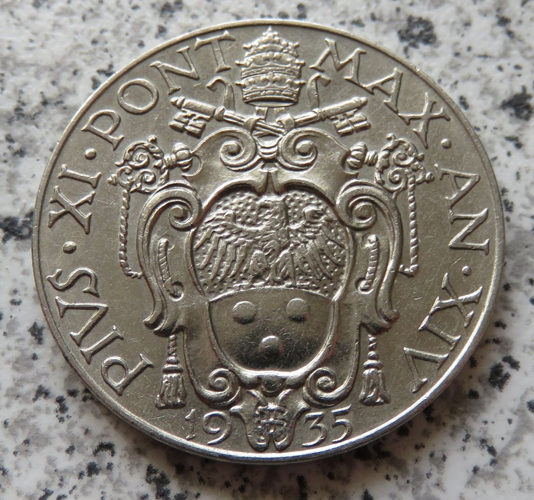  Vatikan 2 Lire 1935   