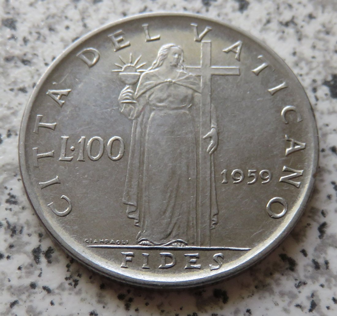  Vatikan 100 Lire 1959   