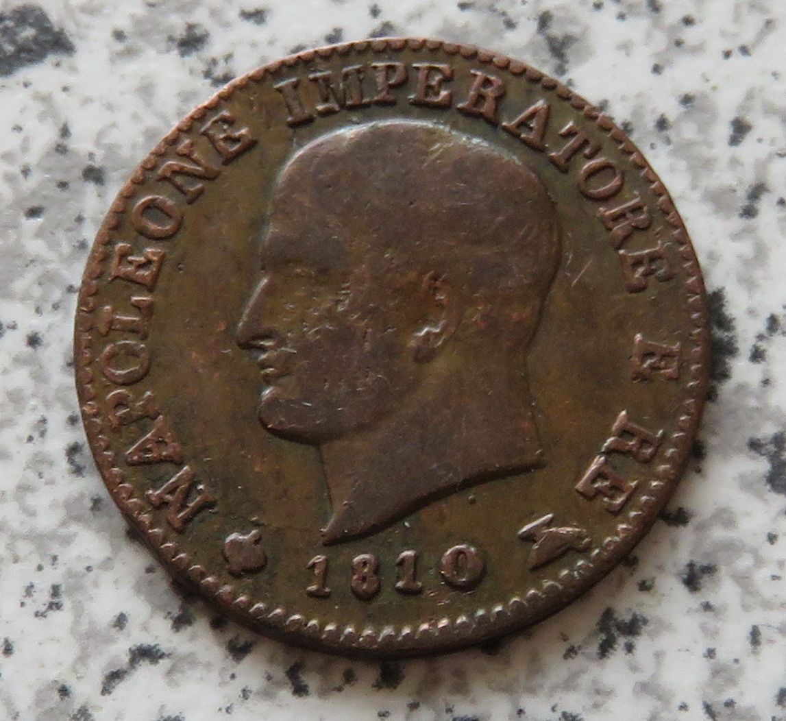  Napoleonisches Königreich Italien 1 Centesimo 1810 M   