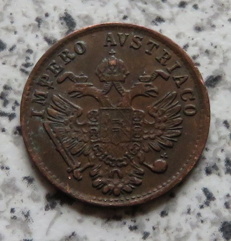  Lombardei und Venetien 1 Centesimo 1852 M   