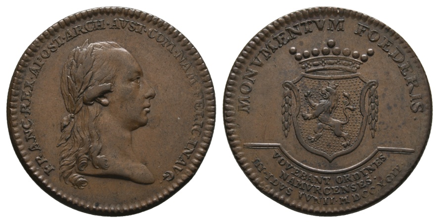  Medaille 1792; Bronze; 13,20 g; Ø 33,68 mm   