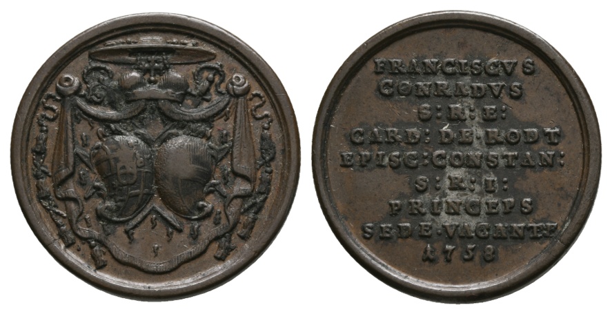  Medaille; Vatikan; Bronze; gehenkelt; 8,64 g; Ø 29,33 mm   