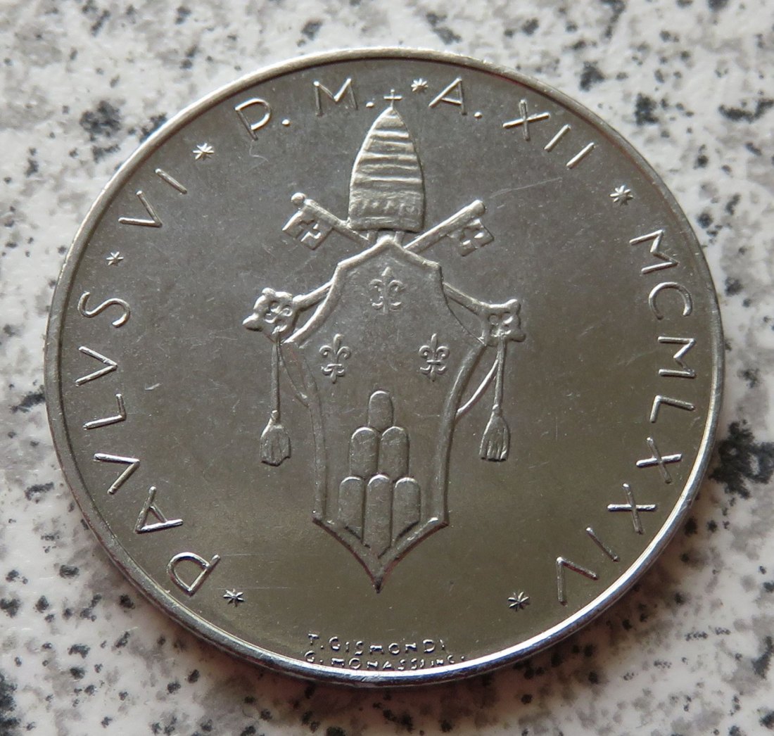  Vatikan 100 Lire 1974   