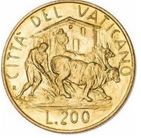 Vatikan 200 Lire 1982   