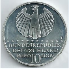  Deitschland 10 € 2009, SILBER, 400 Jahre Kepplers Gesetze   