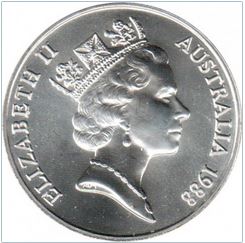  Australien 10 Dollar 1988, SILBER, 200 Jahre, Landung von Arthur Phillip's   