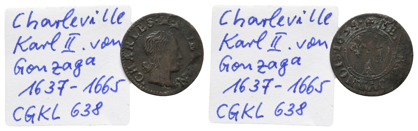  Ausland; Italien; Charleville; Kleinmünze   