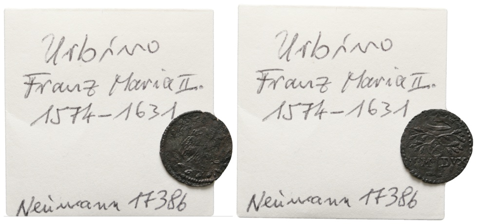  Ausland; Italien; Urbino; Kleinmünze   