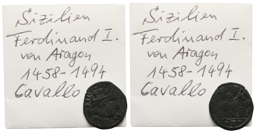  Ausland; Italien; Sizilien; Kleinmünze   