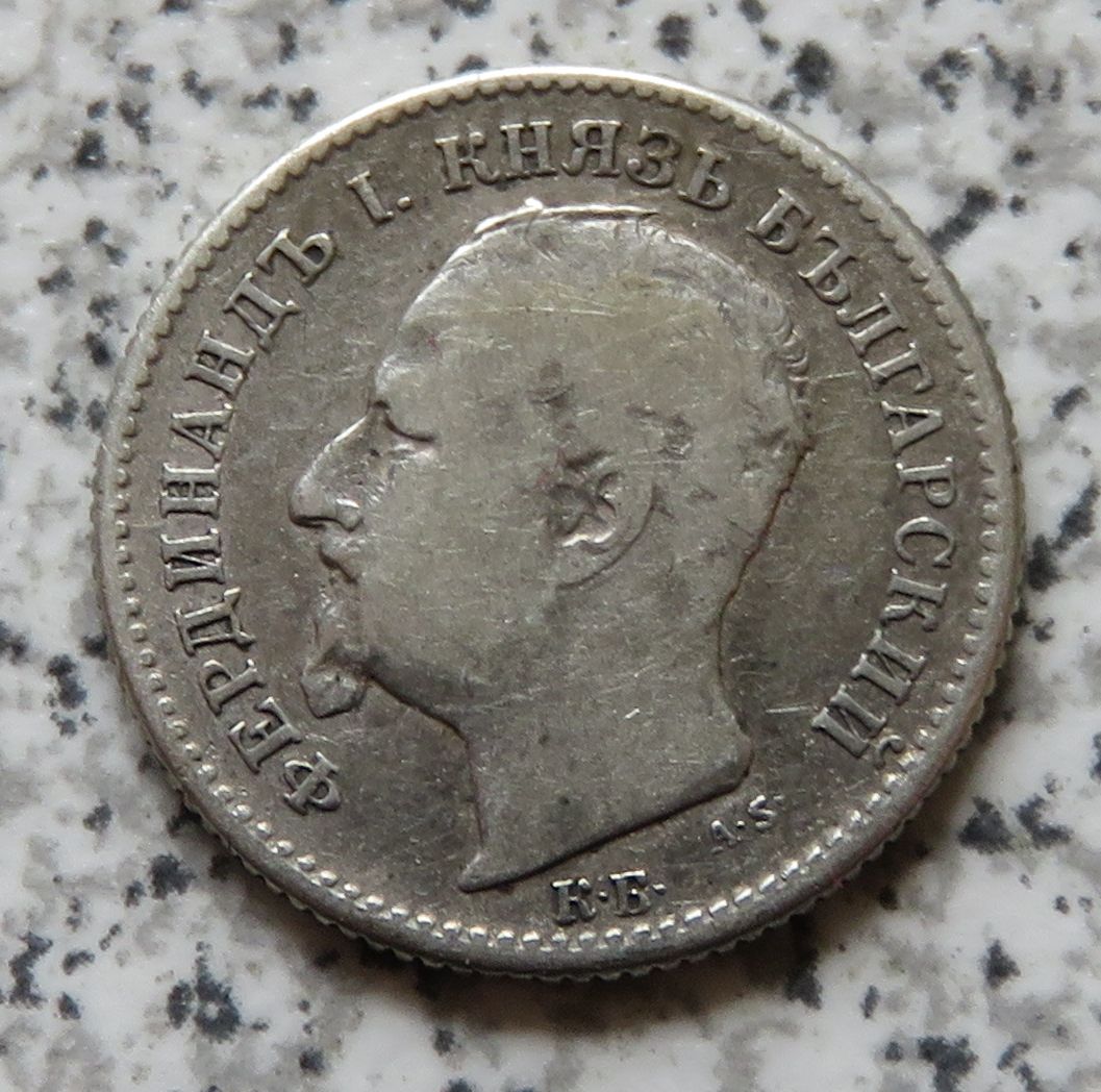  Bulgarien 50 Stotinki 1891   