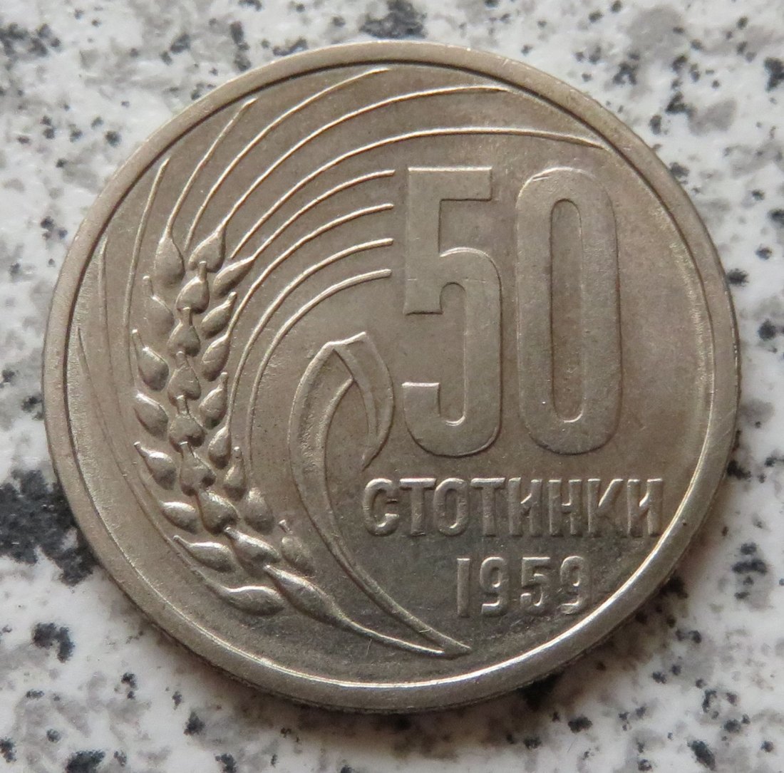  Bulgarien 50 Stotinki 1959   