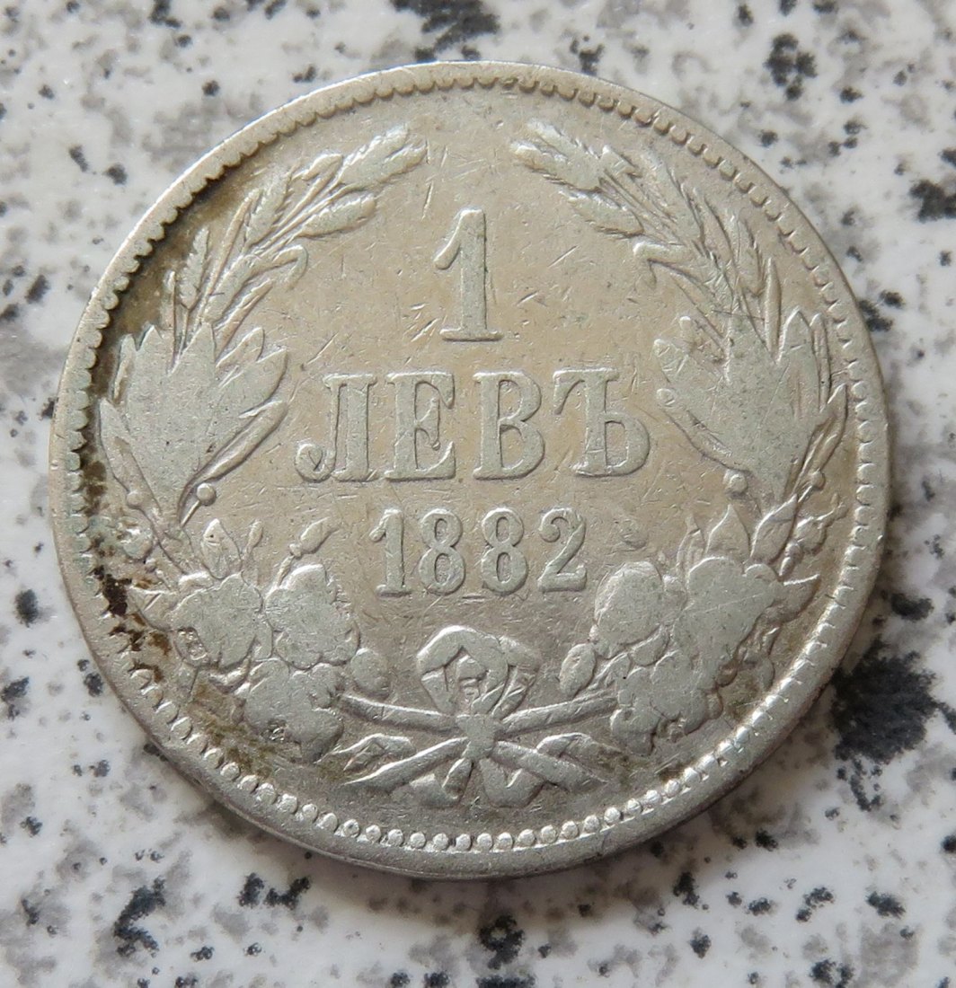  Bulgarien 1 Lew 1882   
