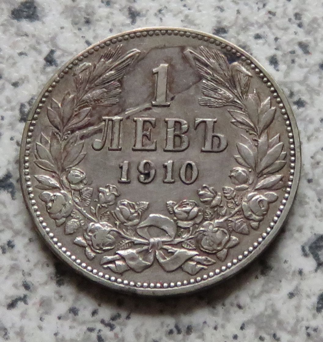  Bulgarien 1 Lew 1910   