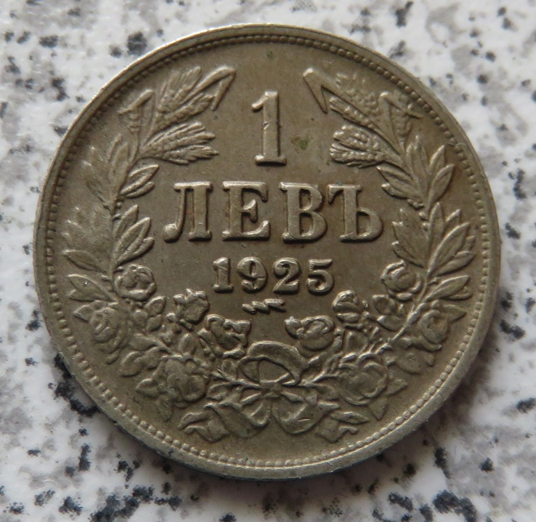  Bulgarien 1 Lew 1925, Poissy   
