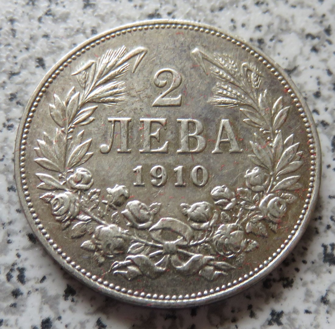  Bulgarien 2 Lewa 1910   