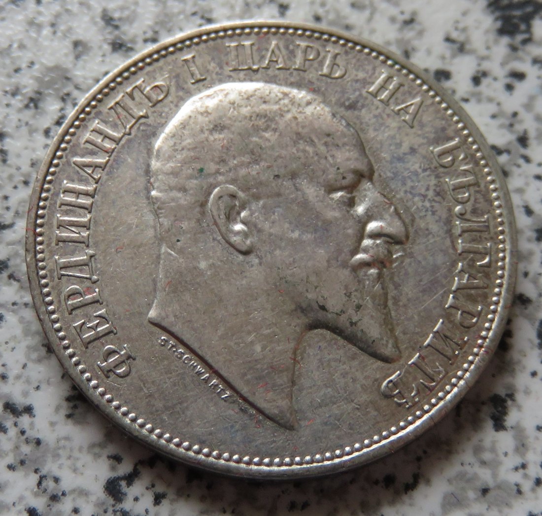  Bulgarien 2 Lewa 1910   