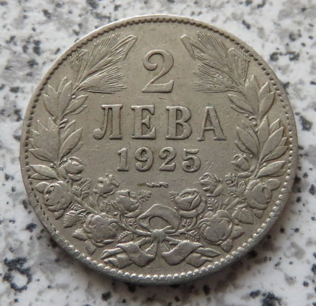 Bulgarien 2 Lewa 1925, Poissy   