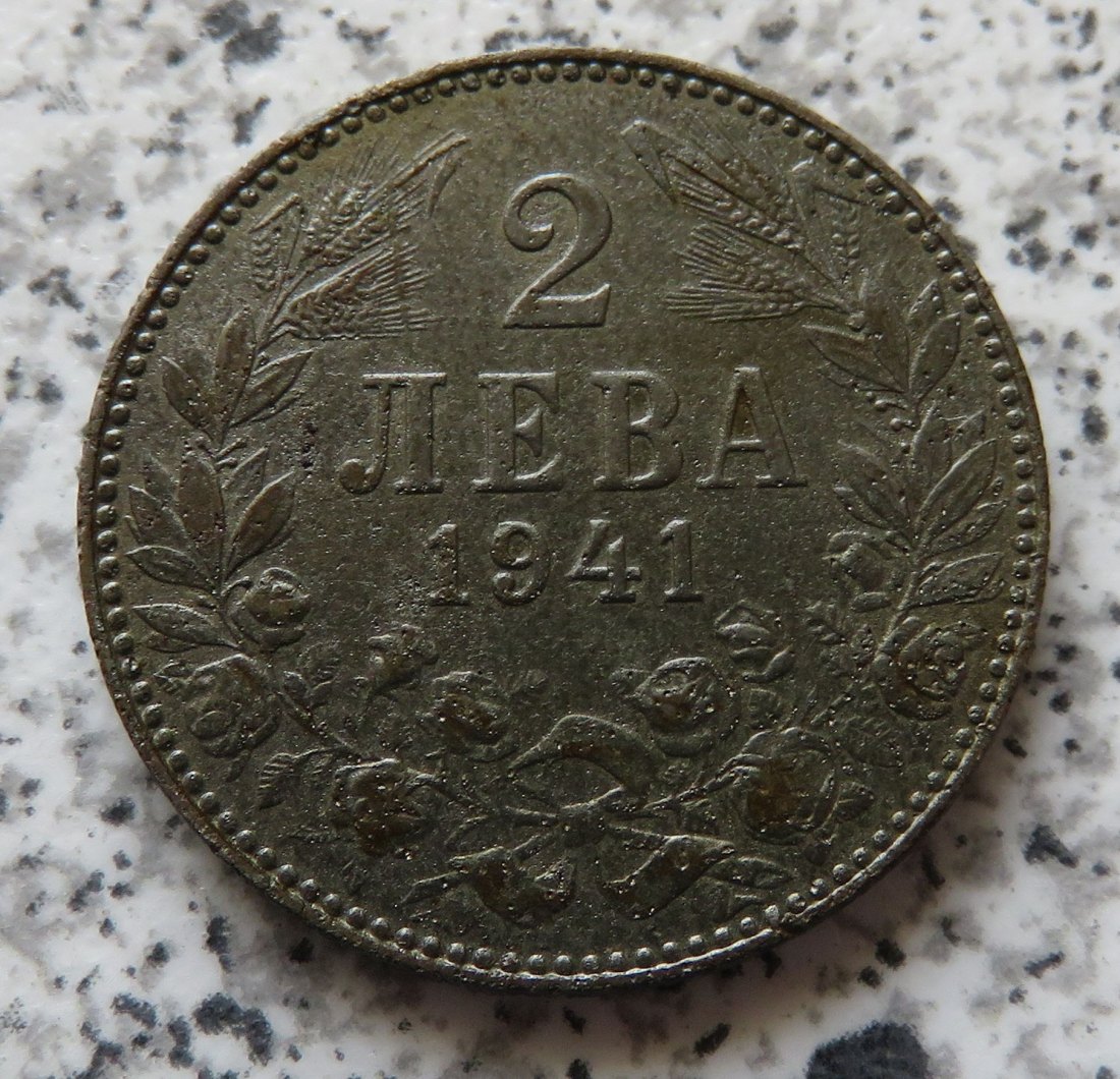  Bulgarien 2 Lewa 1941   