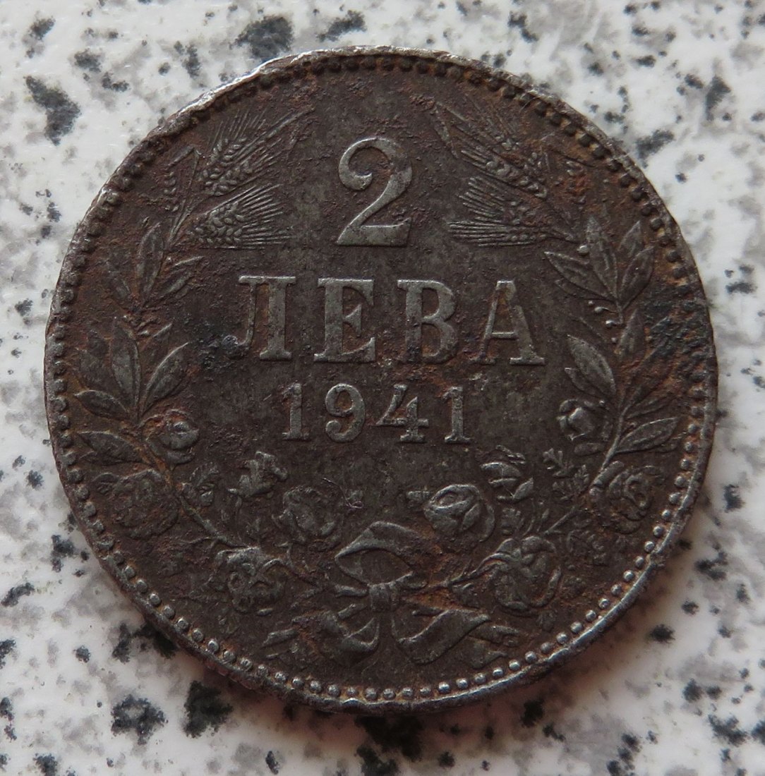  Bulgarien 2 Lewa 1941   