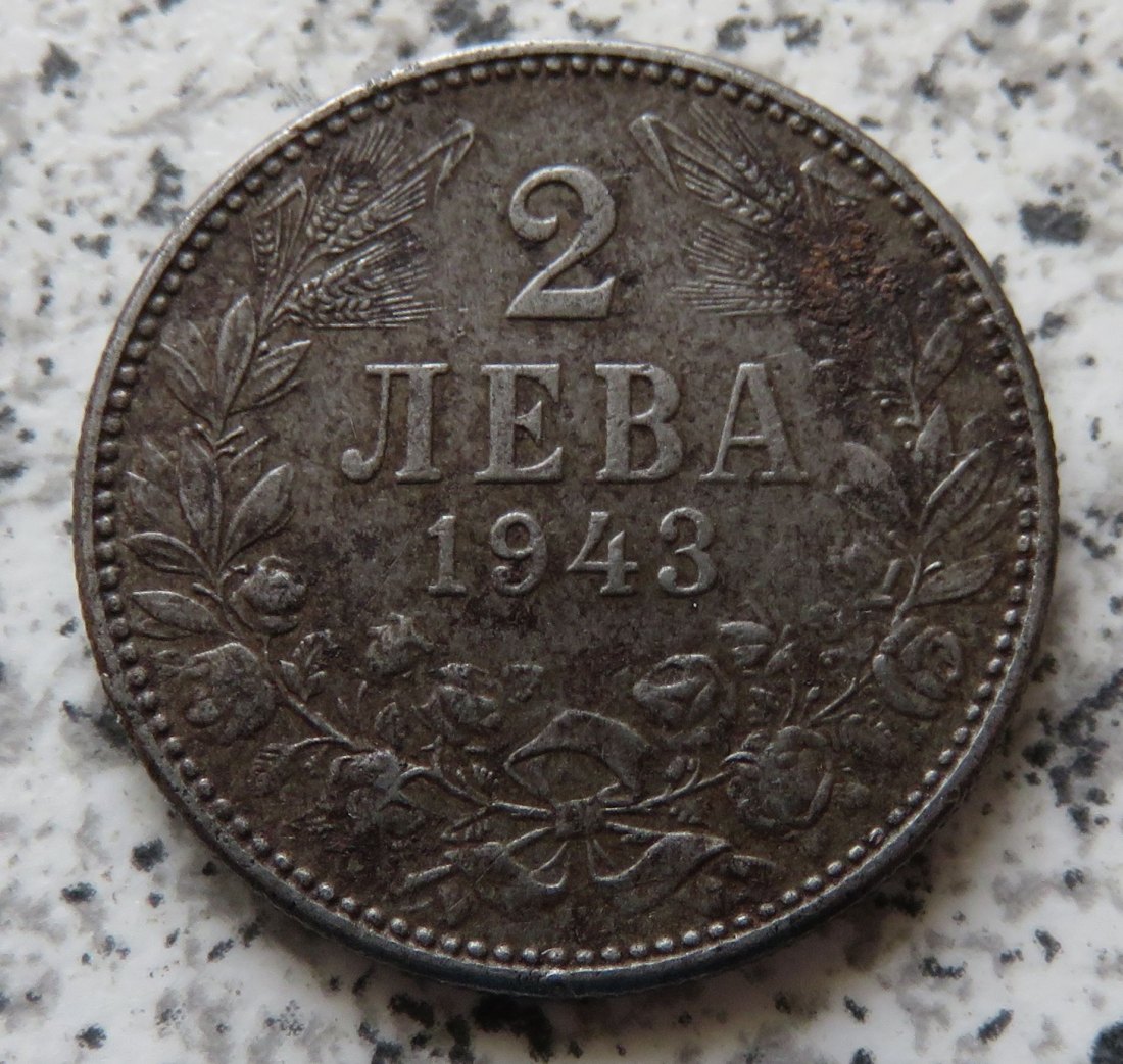  Bulgarien 2 Lewa 1943   