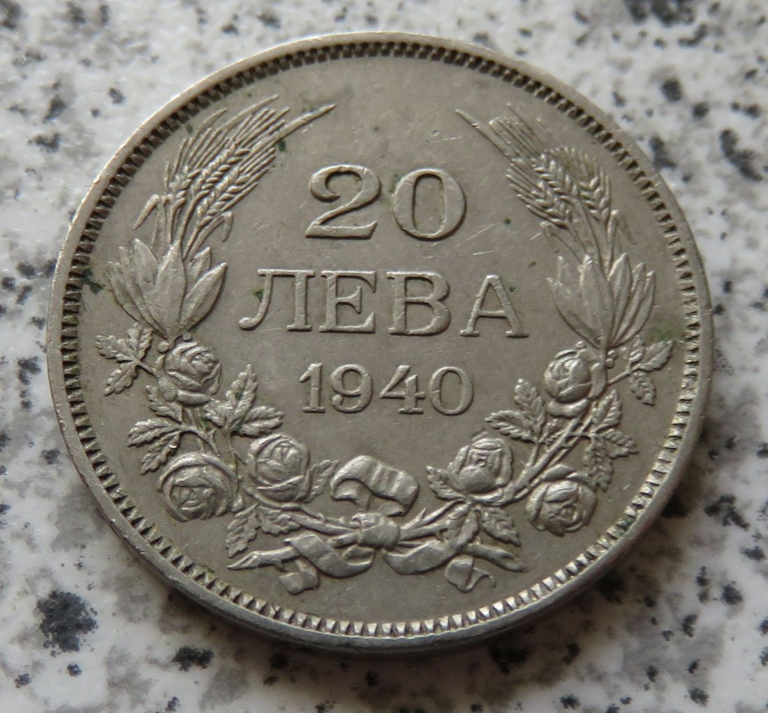  Bulgarien 20 Lewa 1940 A   
