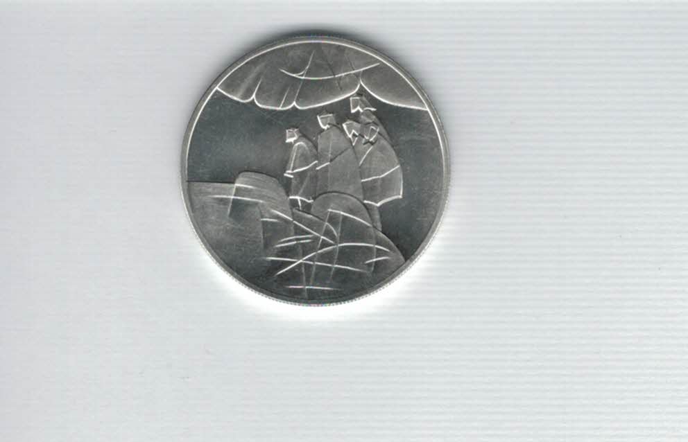  Silbermedaille Kirchgang nach Urnäsch 1970 900/15g silber Schweiz Spittalgold9800 (3469)   