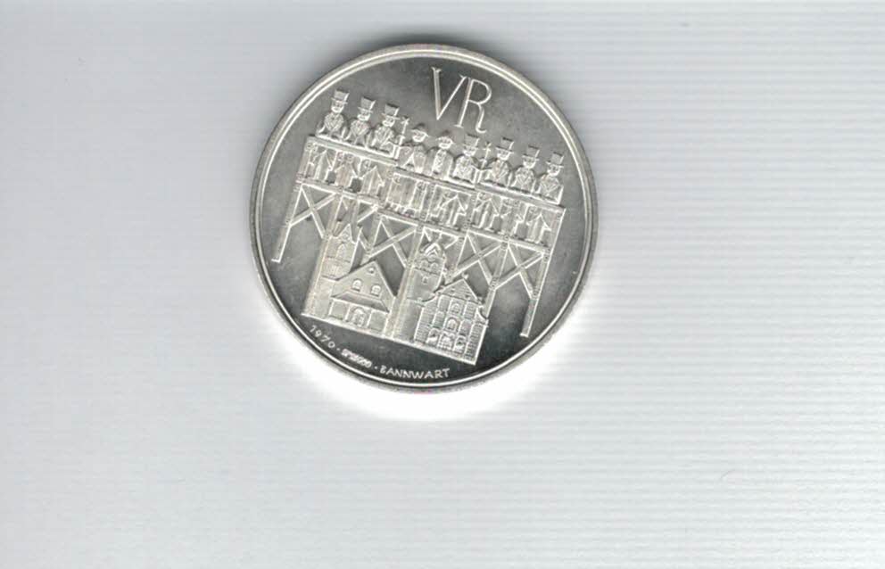 Silbermedaille Bannwart 1970 900/15g silber Schweiz Spittalgold9800 (3469)   
