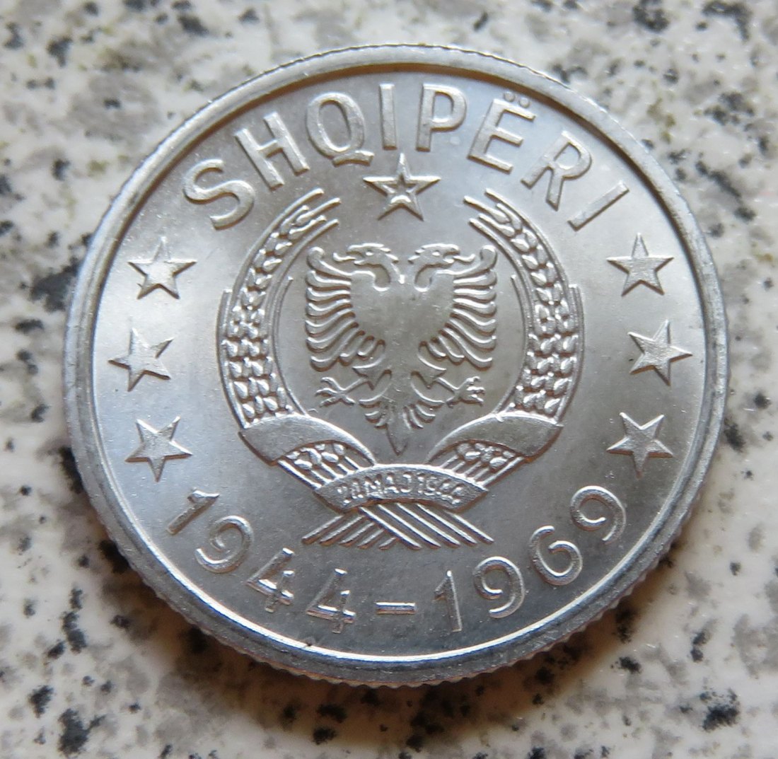  Albanien 10 Qindarka 1969   