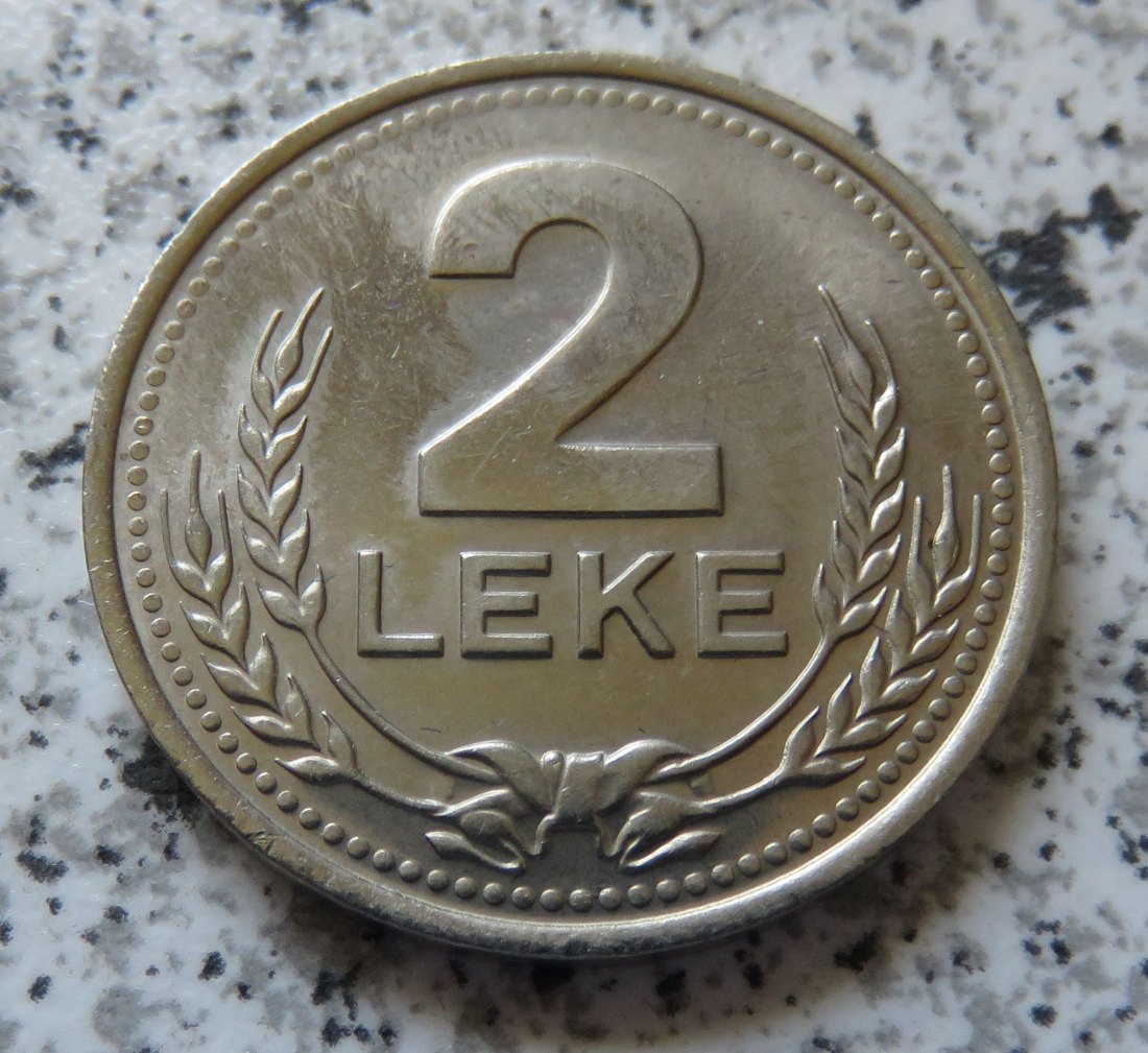  Albanien 2 Leke 1989   