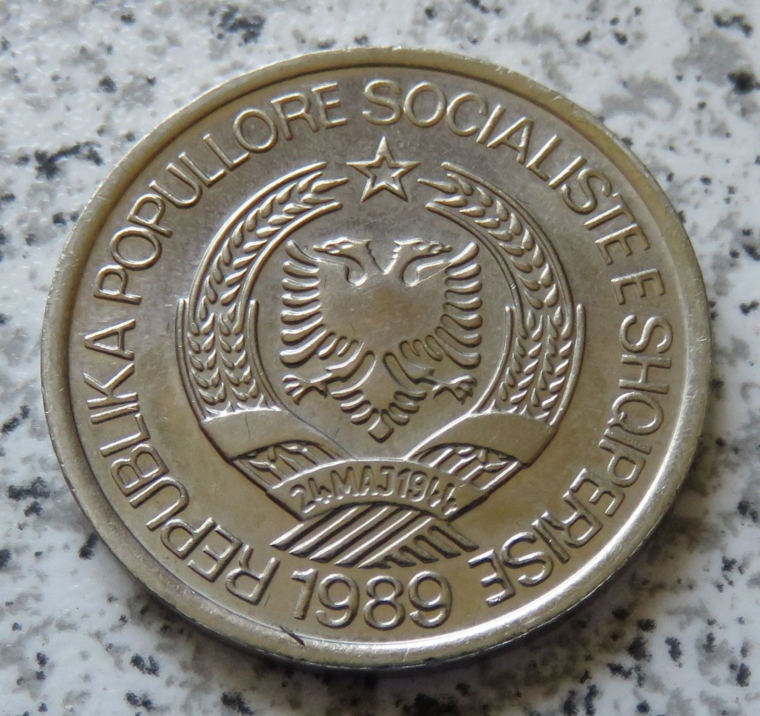  Albanien 2 Leke 1989   