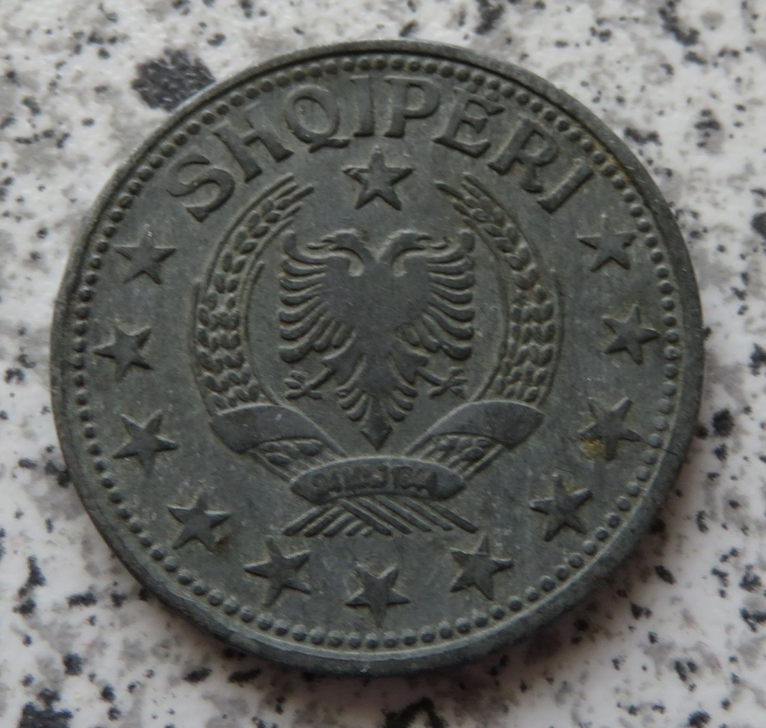  Albanien 5 Leke 1947   