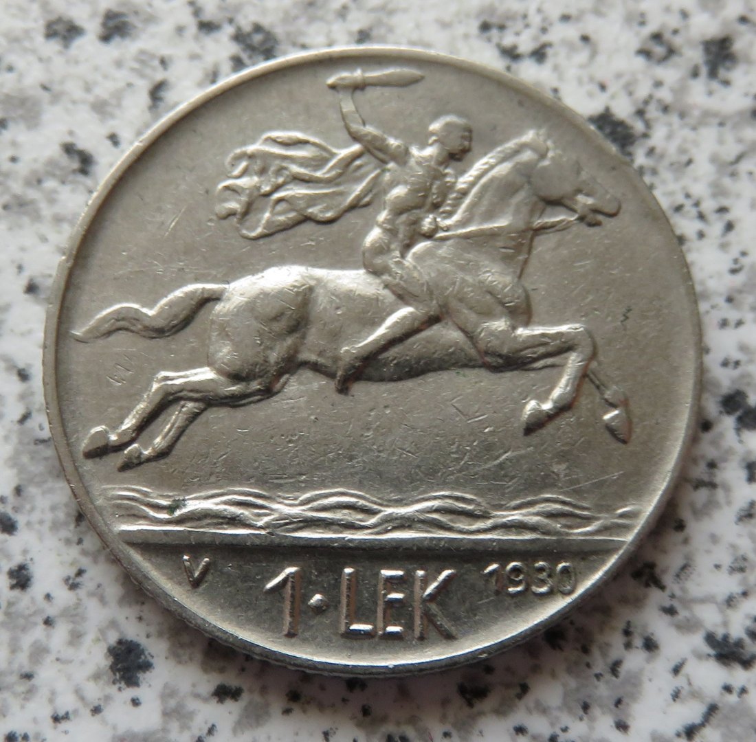  Albanien 1 Lek 1930   