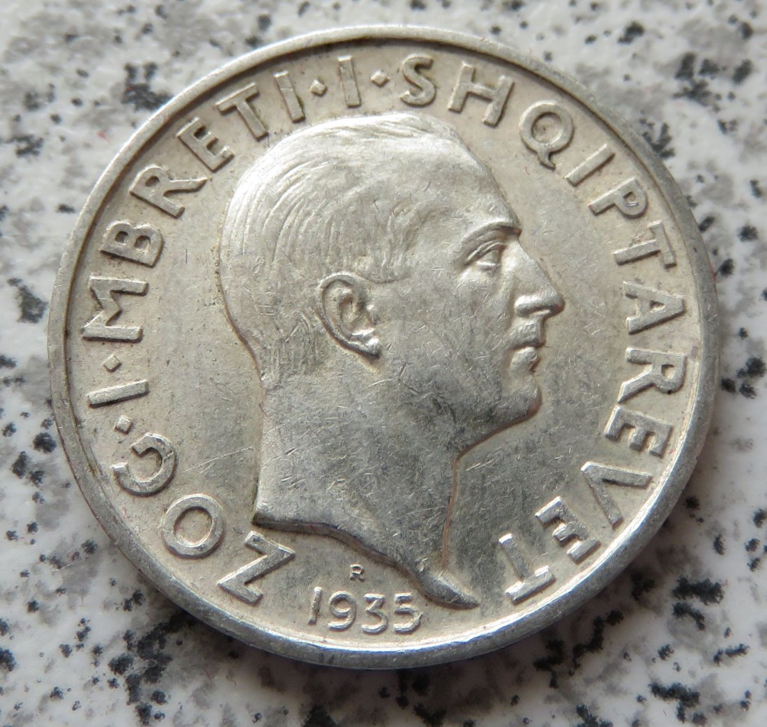  Albanien 1 Frang 1935   
