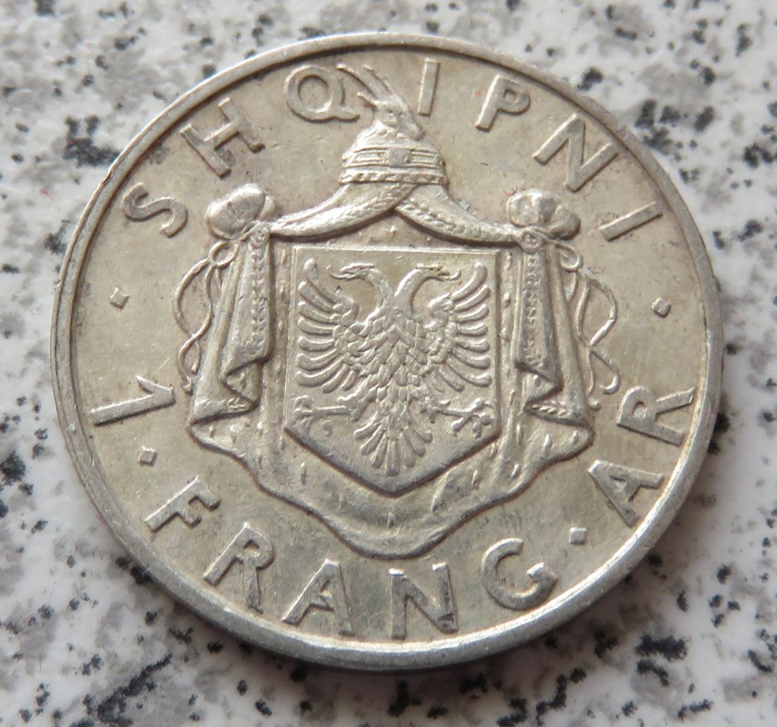  Albanien 1 Frang 1935   