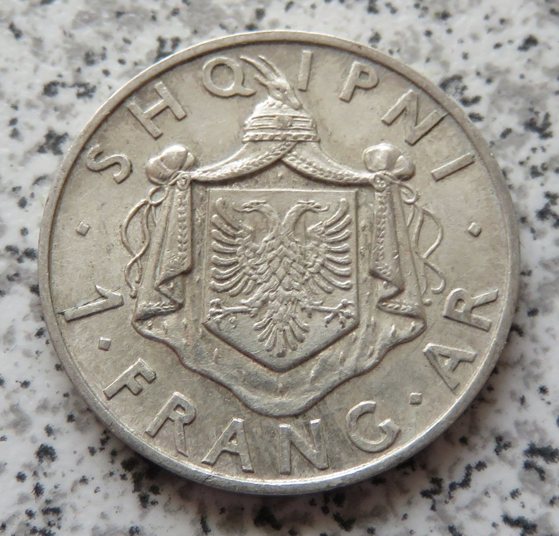 Albanien 1 Frang 1937   