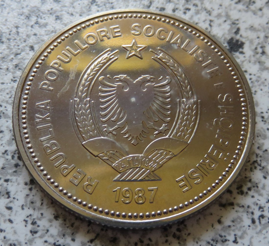  Albanien 5 Leke 1987   