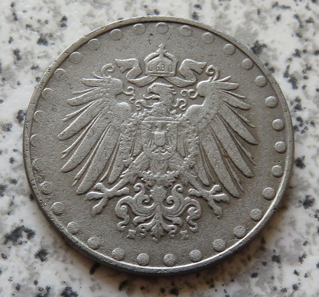  Deutsches Reich 10 Pfennig 1922 E, Ersatz   